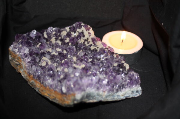 Stunning & Rare Amethyst & Calcite Cluster - Image 2