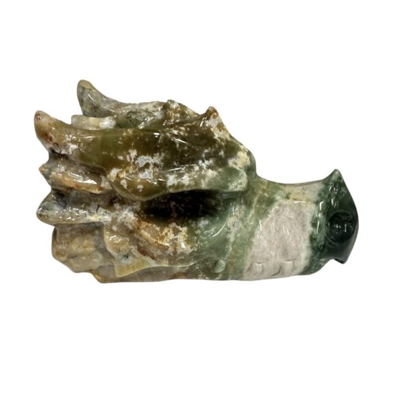 Large Ocean Jasper Dragon Head - Image 2