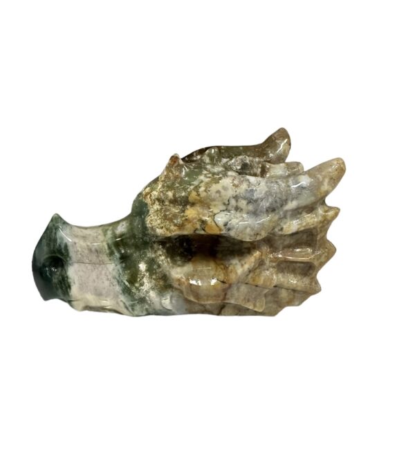 Large Ocean Jasper Dragon Head - Image 3