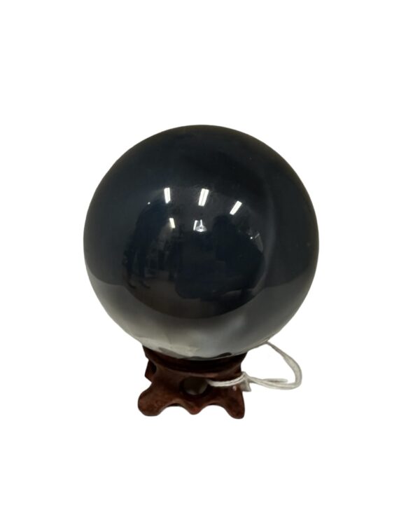 Blue Agate Geode Sphere - Image 2