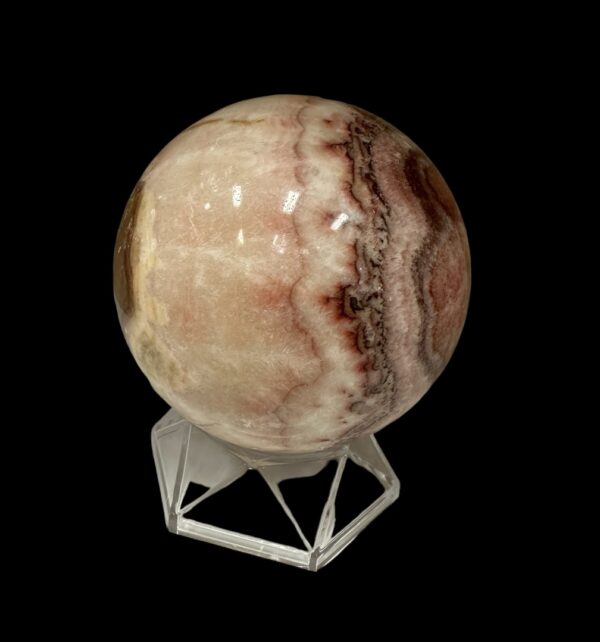 HUGE Rhodochrosite Sphere! - Image 3